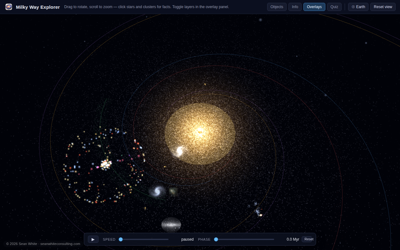 Milky Way Explorer