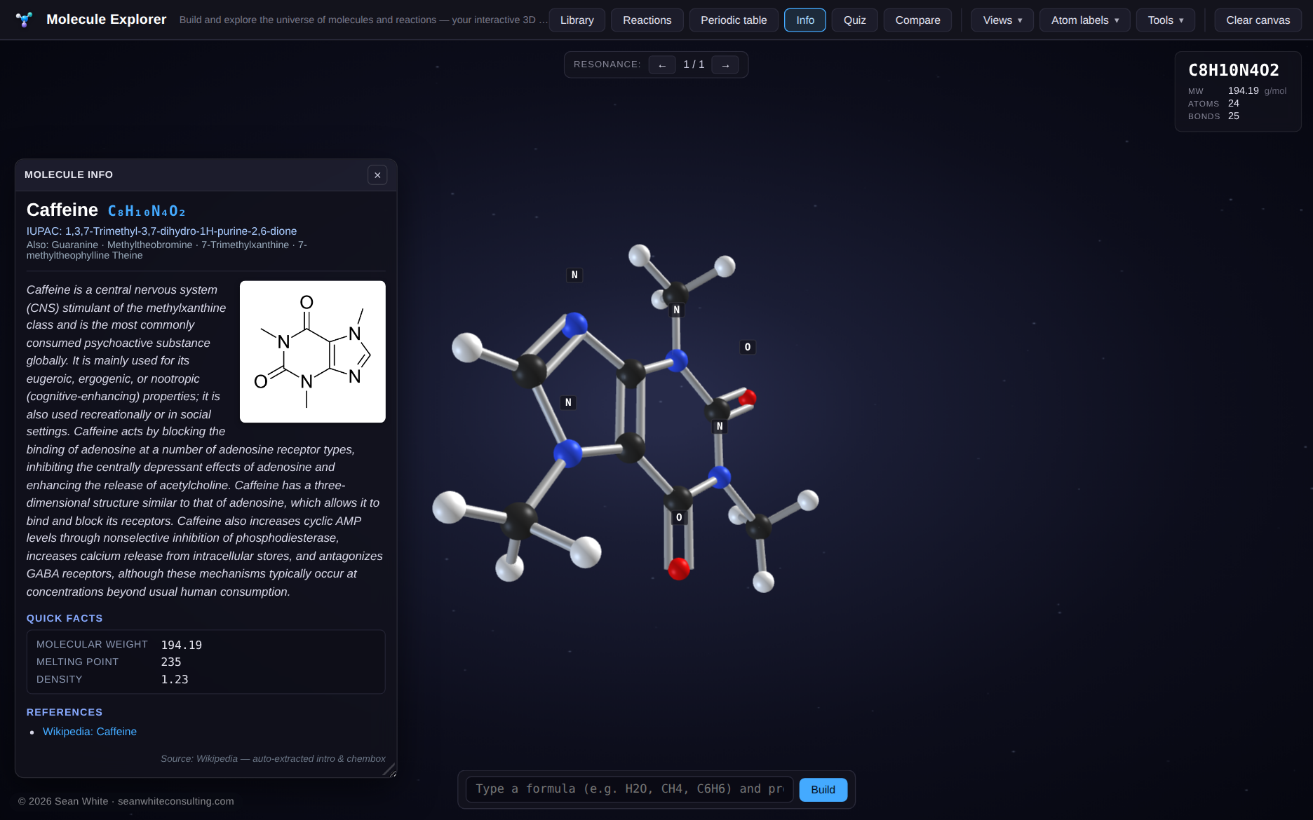 Molecule Explorer