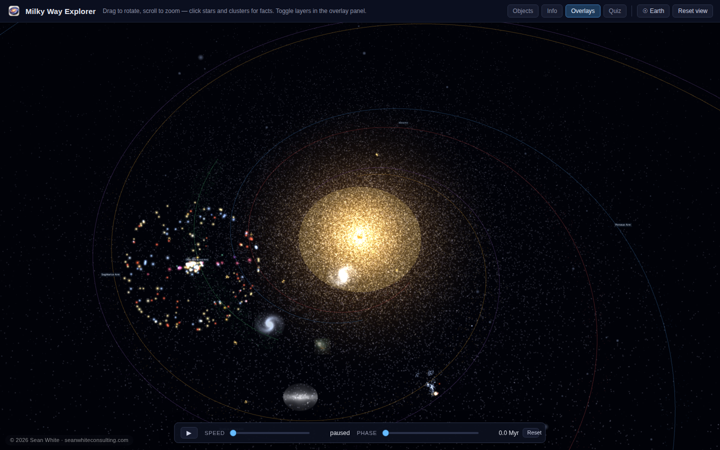 Milky Way Explorer