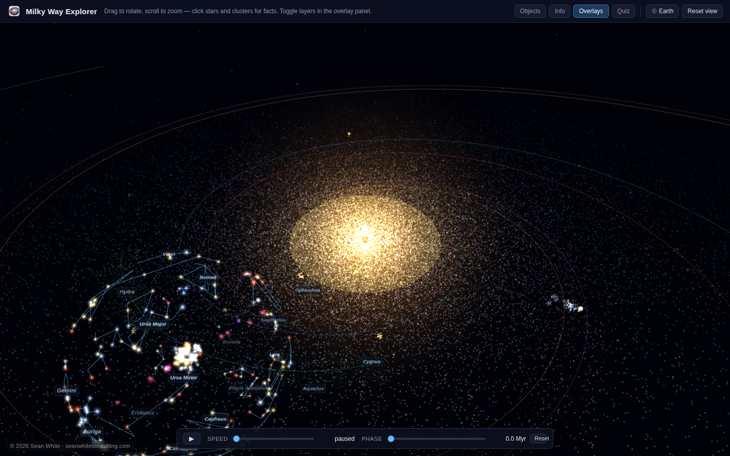 Find our place, and click for the facts — screenshot