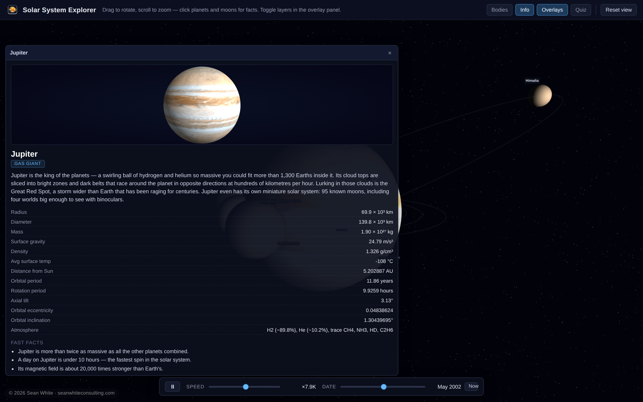 Click any world for the details — screenshot